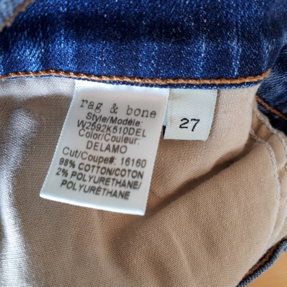 Rag & Bone Dre Capri / jeans - Picture 8 of 8